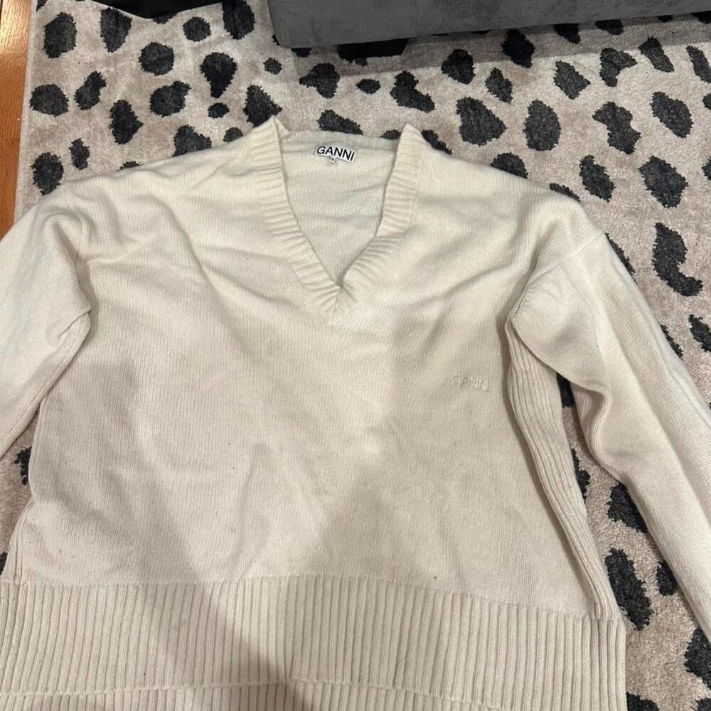 Ganni Cream‎ Sweater Knitwear Luxury